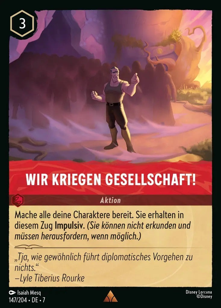 Lorcana Archazias Insel 7-147 R Wir kriegen Gesellschaft! Rubin