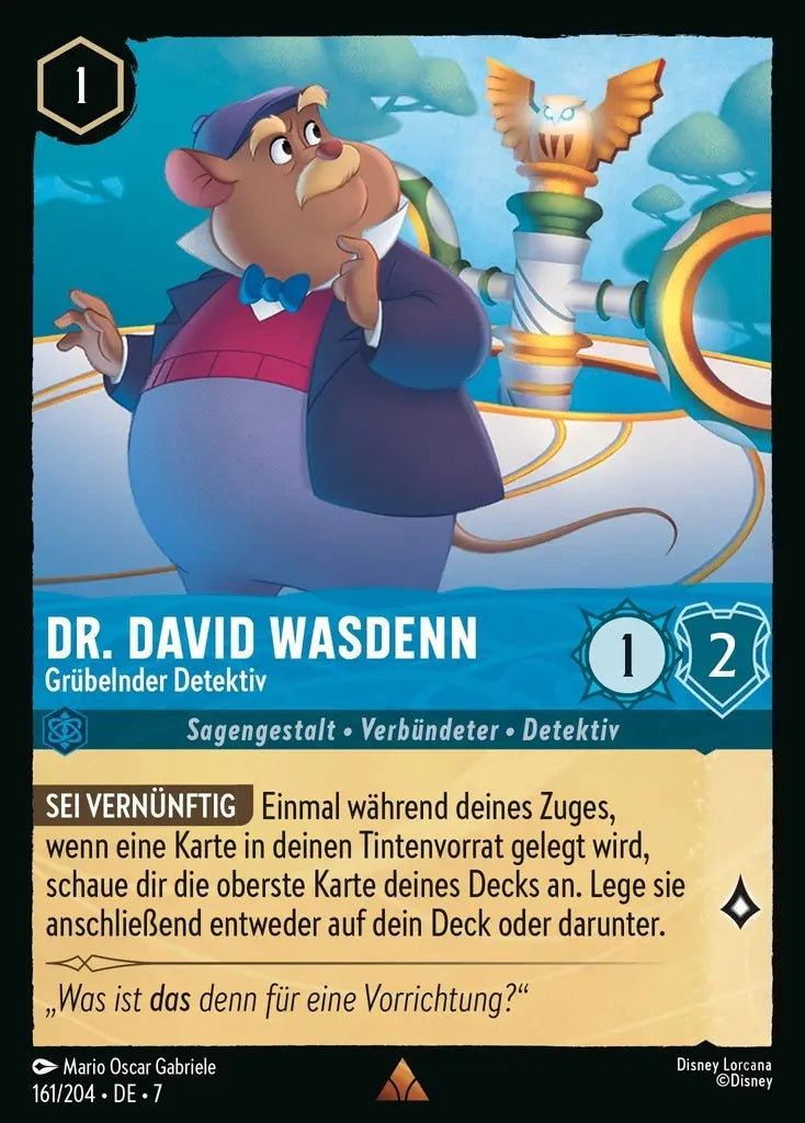 Lorcana Archazias Insel 7-161 R Dr. David Wasdenn Saphir