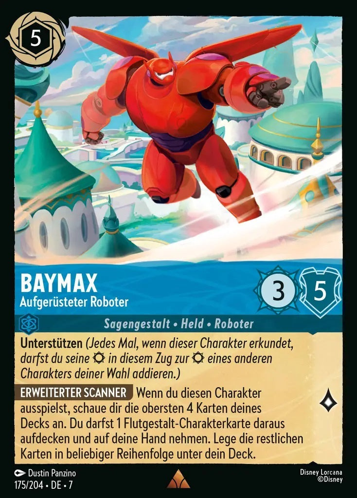 Lorcana Archazias Insel 7-175 R BAYMAX Saphir