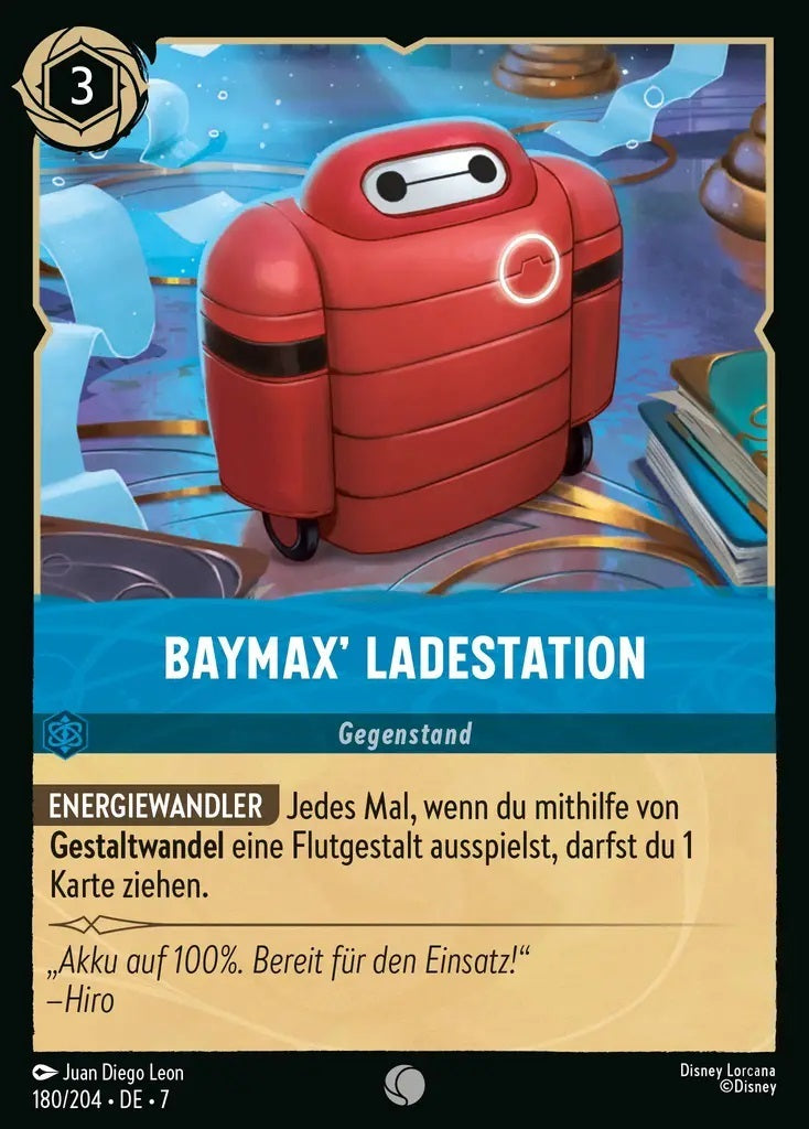 Lorcana Archazias Insel 7-180 C Baymax Ladestation Saphir