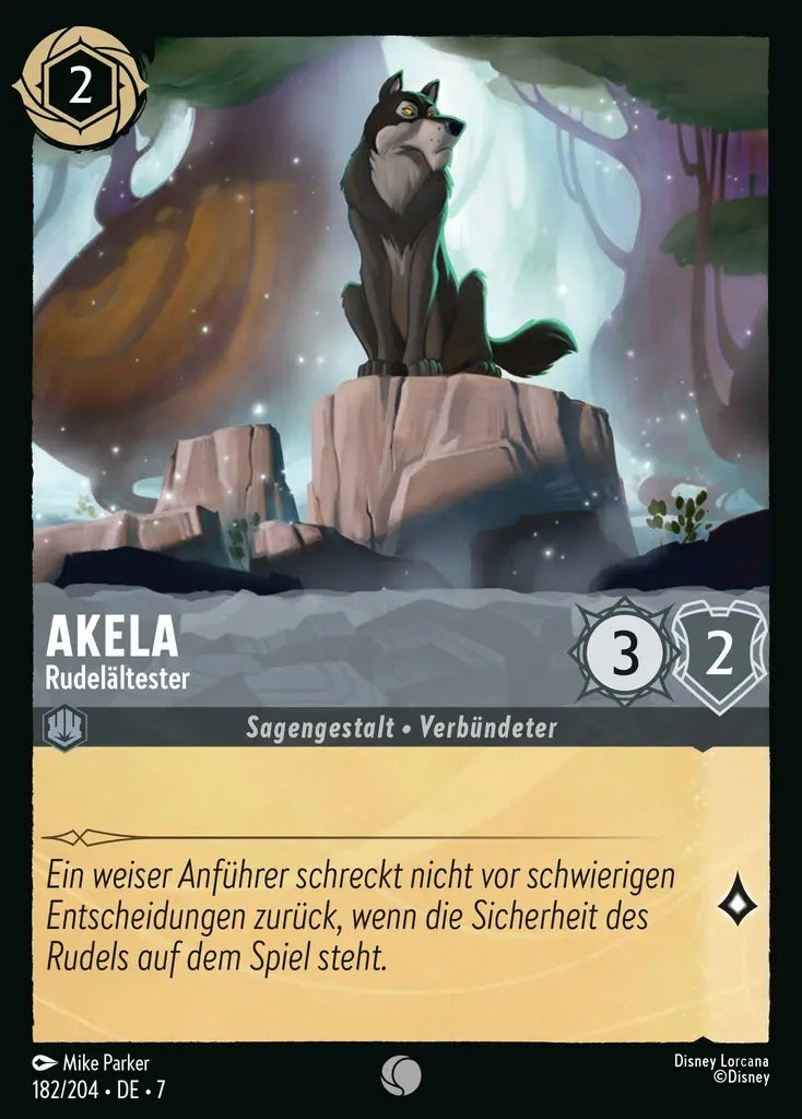 Lorcana Archazias Insel 7-182 C Akela Stahl
