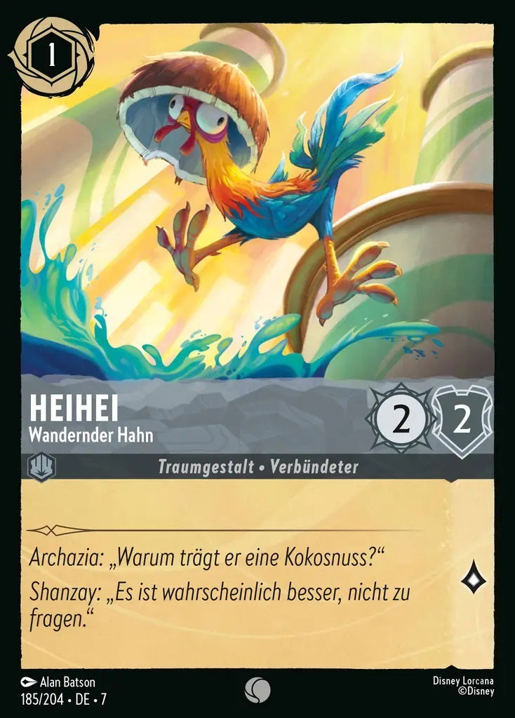 Lorcana Archazias Insel 7-185 C Heihei Stahl