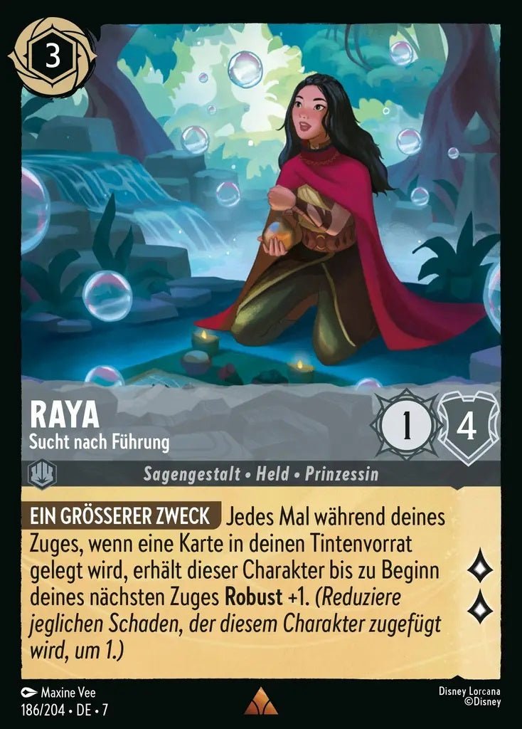 Lorcana Archazias Insel 7-186 R Raya Stahl