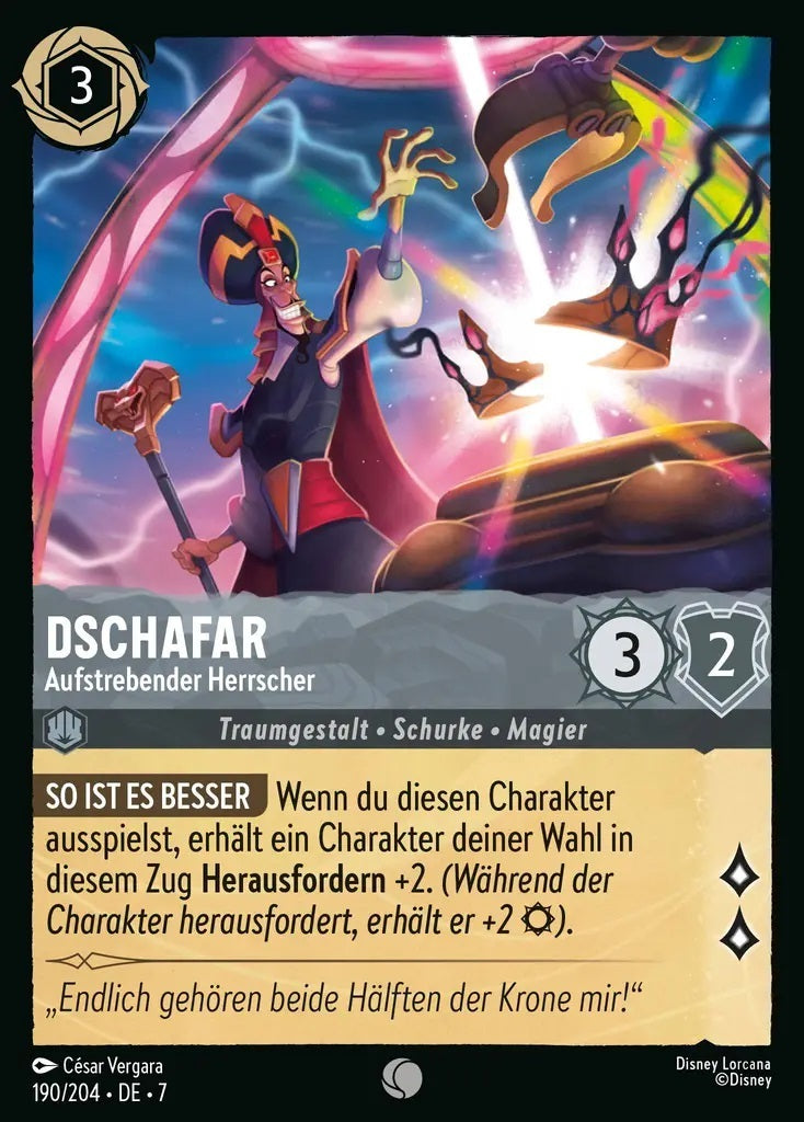 Lorcana Archazias Insel 7-190 C Dschafar Stahl