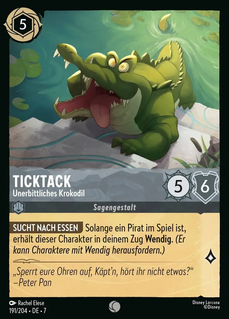 Lorcana Archazias Insel 7-191 C Ticktack Stahl