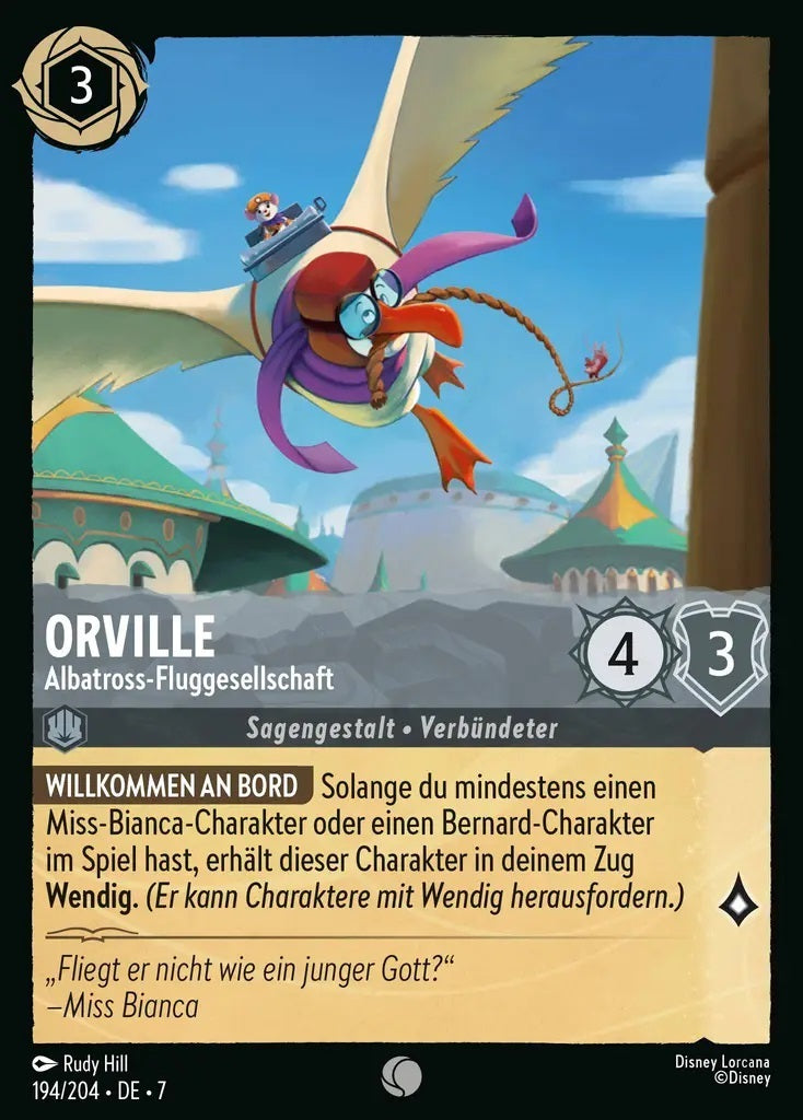 Lorcana Archazias Insel 7-194 C Orville Stahl