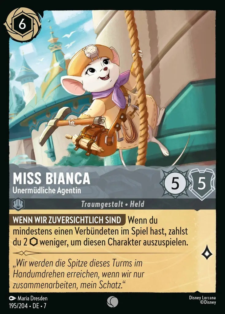 Lorcana Archazias Insel 7-195 C Miss Bianca Stahl