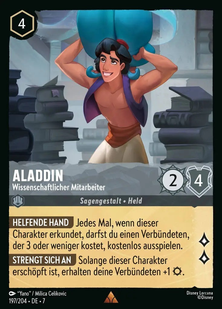 Lorcana Archazias Insel 7-197 R Aladdin Stahl