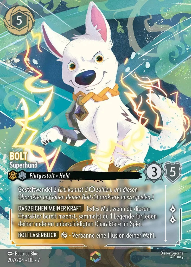 Lorcana Archazias Insel 7-207 Verzaubert Bolt Bernstein