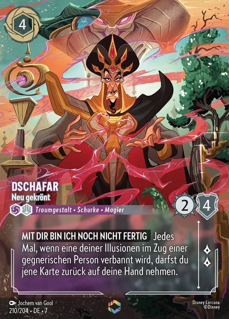 Lorcana Archazias Insel 7-210 Verzaubert Dschafar Amethyst