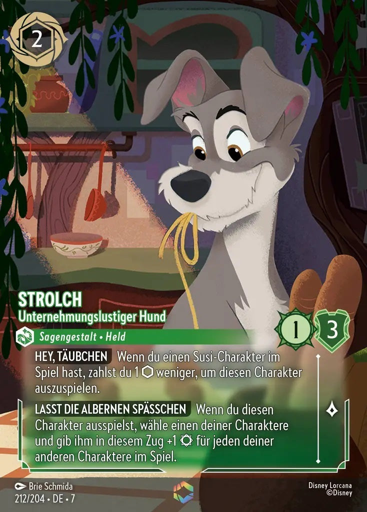 Lorcana Archazias Insel 7-212 Verzaubert Strolch Smaragd