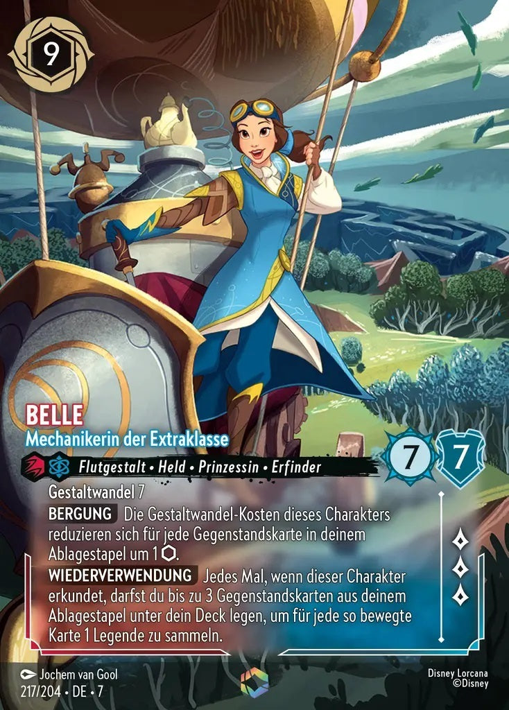 Lorcana Archazias Insel 7-217 Verzaubert Belle Rubin
