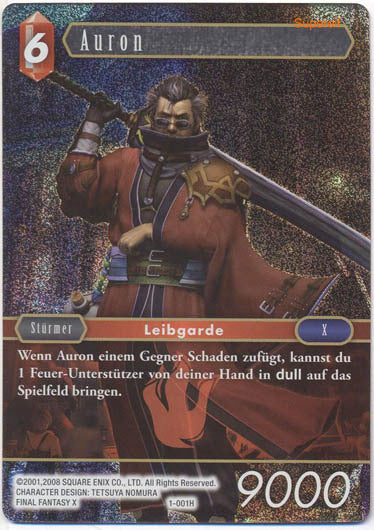 Final Fantasy Opus 1-001 H Auron Feuer