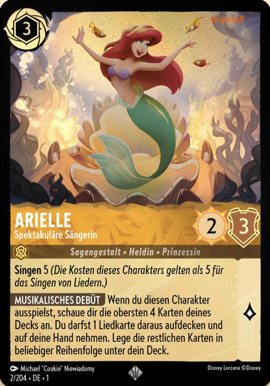 Lorcana Kapitel 1-002 SR Arielle Bernstein