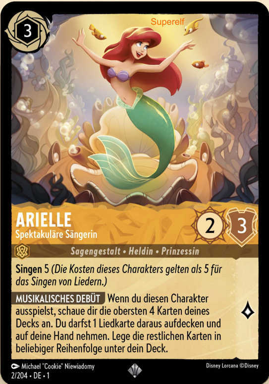 Lorcana Kapitel 1-002 SR Arielle Bernstein