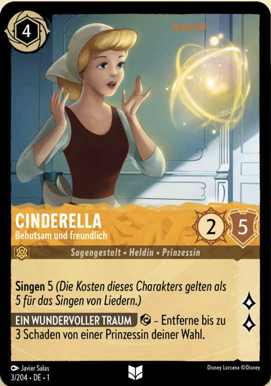 Lorcana Kapitel 1-003 UC Cinderella Bernstein