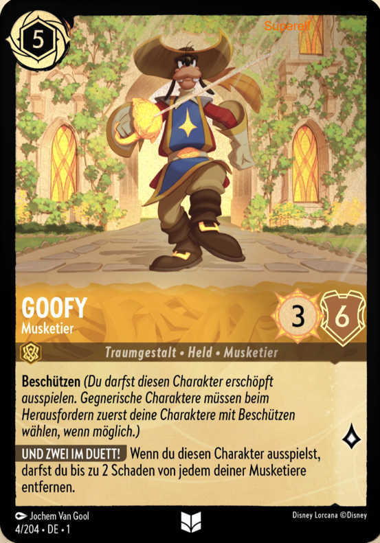 Lorcana Kapitel 1-004 UC Goofy Bernstein