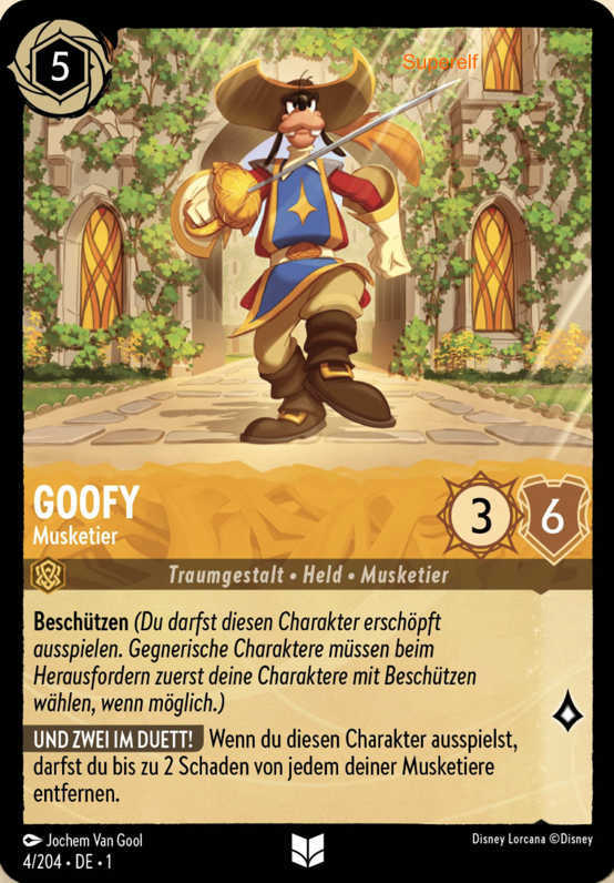 Lorcana Kapitel 1-004 UC Goofy Bernstein