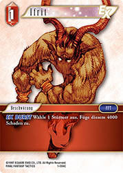 Final Fantasy Opus 1-004 C Ifrit Feuer