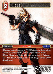 Final Fantasy Opus 1-009 C Cloud Feuer