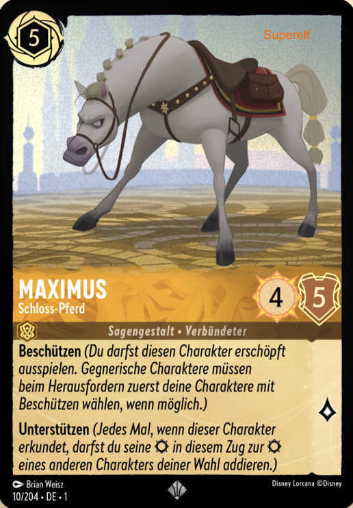 Lorcana Kapitel 1-010 SR Maximus Bernstein