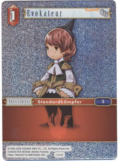Final Fantasy Opus 1-011 C Evokatuer Feuer