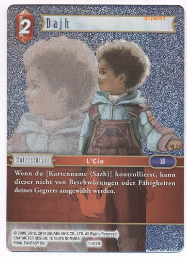 Final Fantasy Opus 1-017 R Dajh Feuer