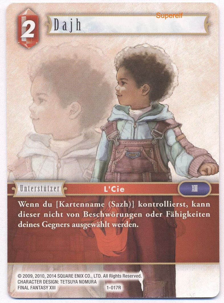 Final Fantasy Opus 1-017 R Dajh Feuer
