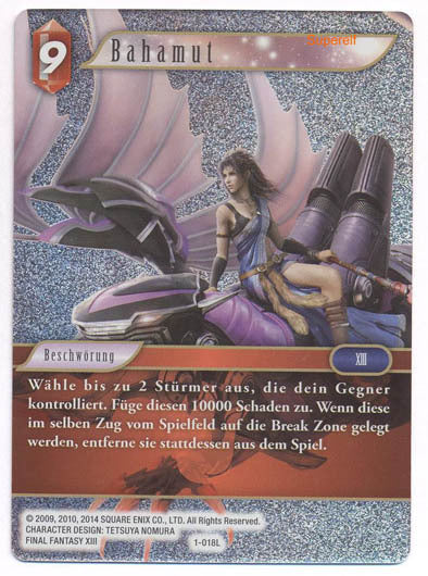 Final Fantasy Opus 1-018 L Bahamut Feuer