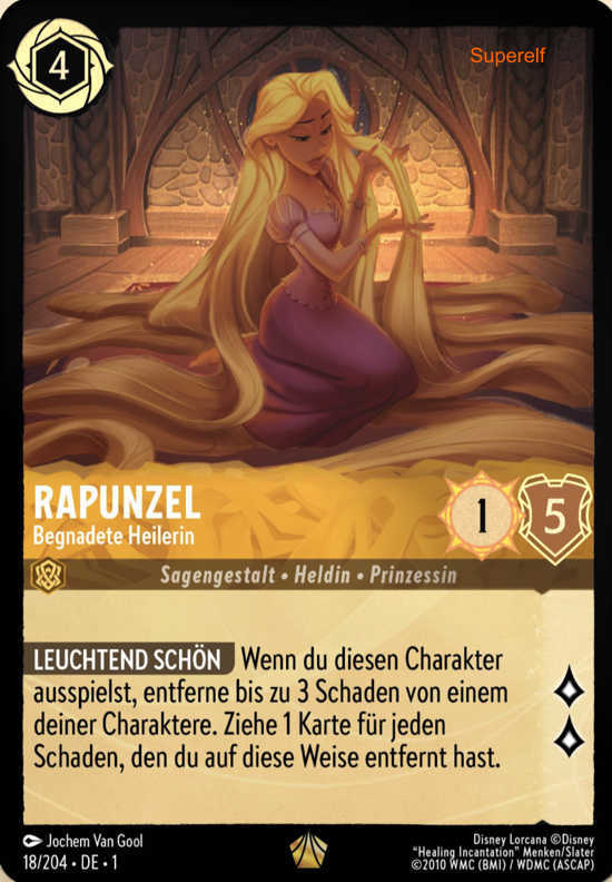 Lorcana Kapitel 1-018 L Rapunzel Bernstein
