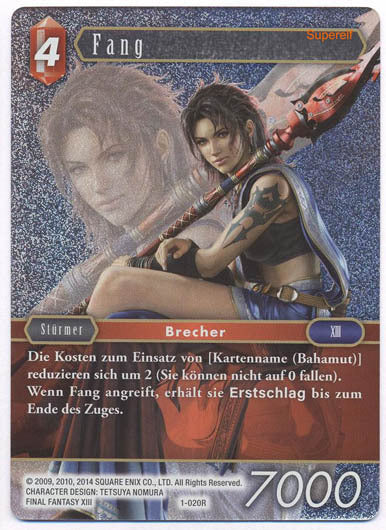 Final Fantasy Opus 1-020 R Fang Feuer