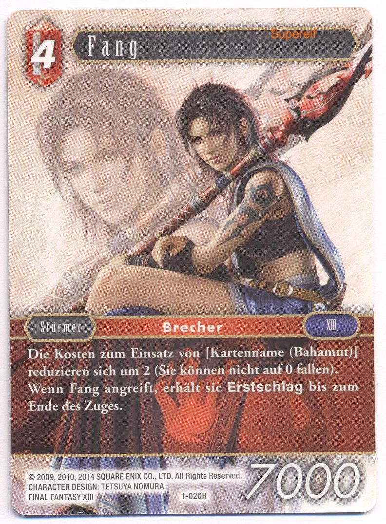 Final Fantasy Opus 1-020 R Fang Feuer