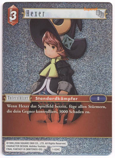 Final Fantasy Opus 1-024 C Hexer Feuer