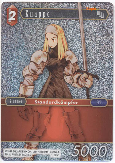 Final Fantasy Opus 1-025 C Knappe Feuer