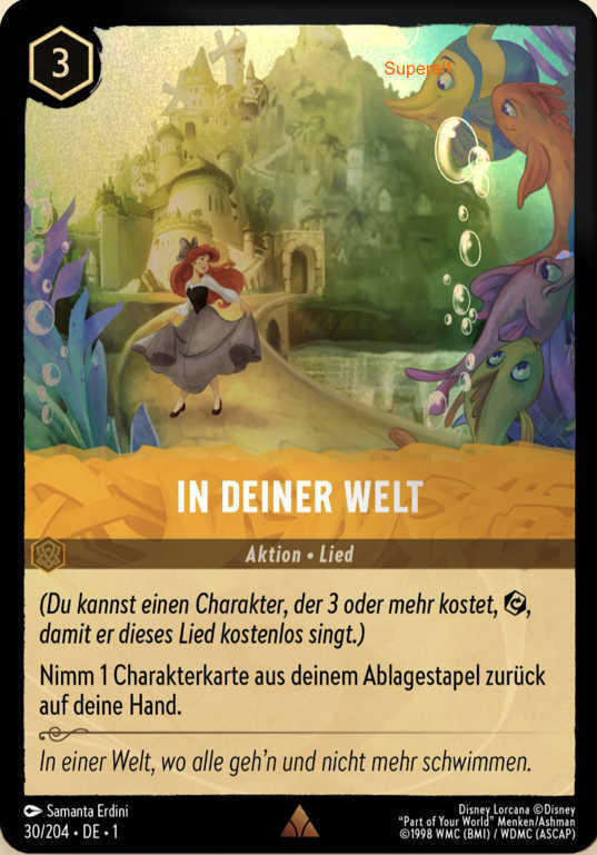 Lorcana Kapitel 1-030 R In deiner Welt Bernstein