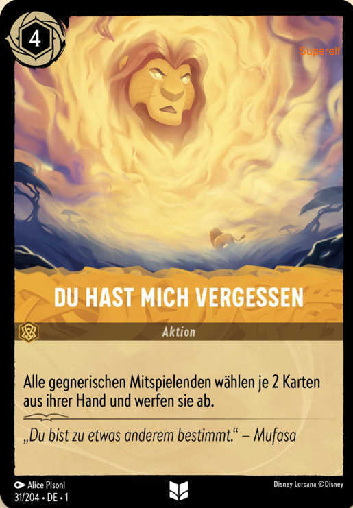 Lorcana Kapitel 1-031 UC Du hast mich vergessen Bernstein