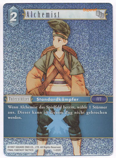 Final Fantasy Opus 1-032 C Alchemist Eis