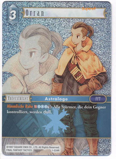 Final Fantasy Opus 1-034 R Orran Eis