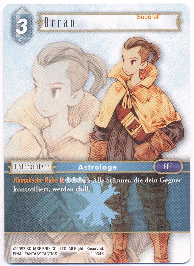 Final Fantasy Opus 1-034 R Orran Eis