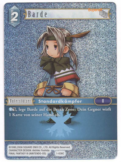 Final Fantasy Opus 1-036 C Barde Eis