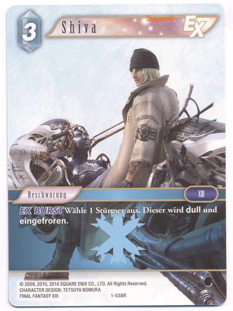 Final Fantasy Opus 1-038 R Shiva Eis