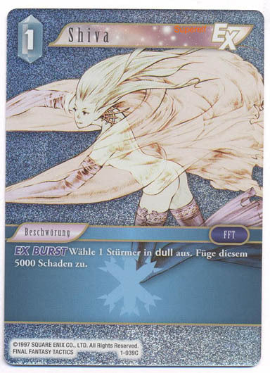 Final Fantasy Opus 1-039 C Shiva Eis