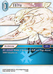 Final Fantasy Opus 1-039 C Shiva Eis
