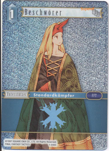 Final Fantasy Opus 1-040 C Beschwörer Eis