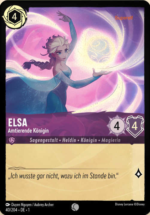 Lorcana Kapitel 1-040 C Elsa Amethyst