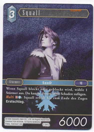 Final Fantasy Opus 1-041 L Squall Eis