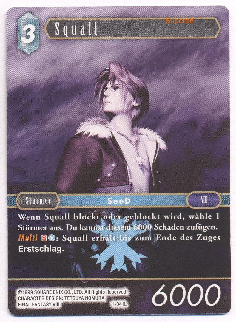 Final Fantasy Opus 1-041 L Squall Eis