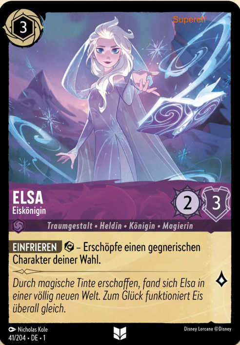 Lorcana Kapitel 1-041 UC Elsa Amethyst