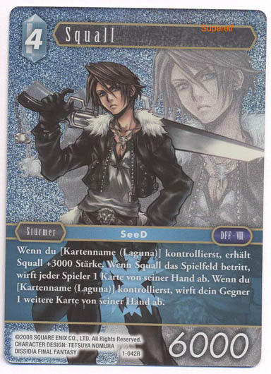 Final Fantasy Opus 1-042 R Squall Eis Wave 1