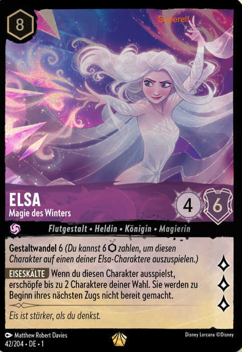 Lorcana Kapitel 1-042 L Elsa Amethyst